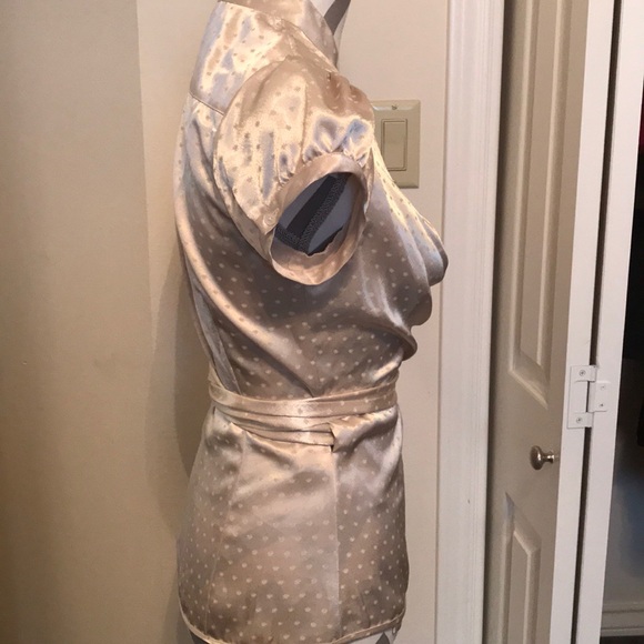 Gold sexy wrap around top - Picture 7 of 8